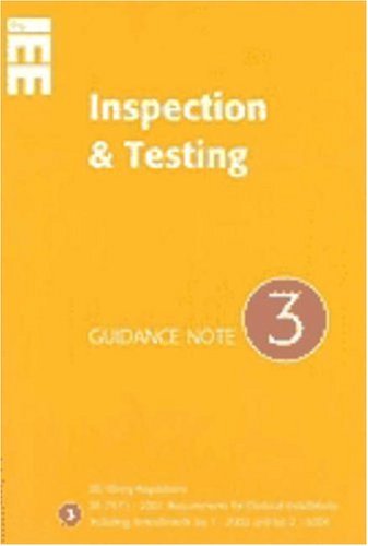Guidance note iee - guidance, wiring