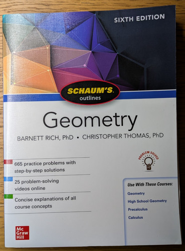 Schaum outline geometry - schaum's, of
