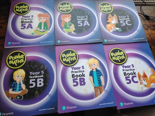 Power maths year text books - 5,