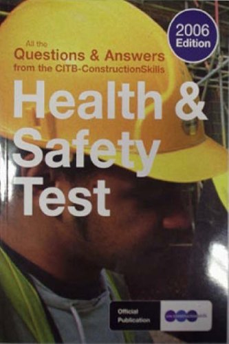 Health and safety test book - health,