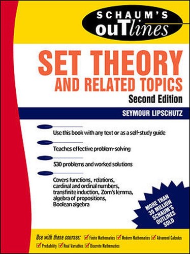Schaum outline set theory - schaum's, of