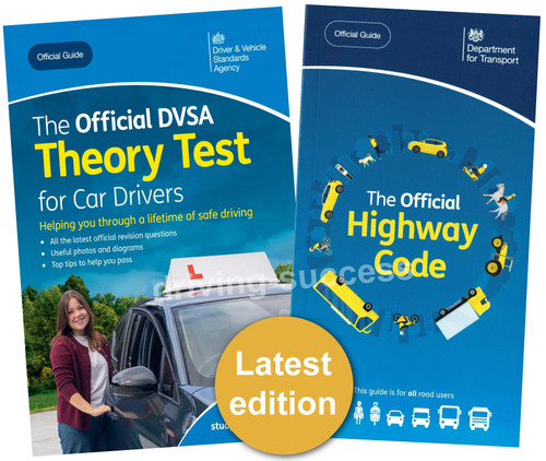 Theory test car - test, book
